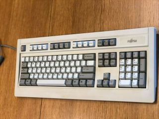 Vintage Clicky Keyboard Fujitsu Fkb4725 N860 - 4725 - T601