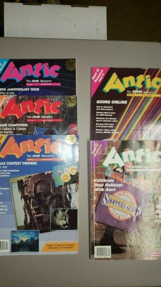 Antic - The Atari Resource - 1986 - - Volume 5 Number 1 - 4,  And 8