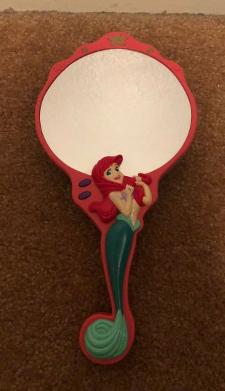 Vintage Disney Princess Ariel Little Mermaid Talking Musical Sea Mirror Vanity