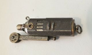 Wwi Austrian Imco Pat.  105107 Sliding Brass Trench Cigarette Pocket Lighter