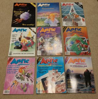 Antic The Atari Resource Vol 2 Num 1,  2,  3,  4,  6,  7,  8,  11,  12