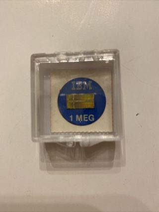 Ibm 1 Meg Dram Memory Chip (stick - On) Button