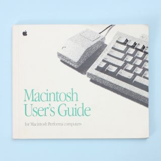 Apple Macintosh User’s Guide For Performa Computers [030 - 2998 - B]