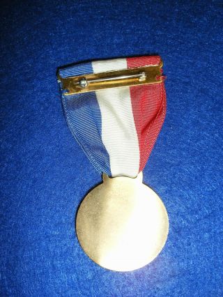 Vintage Otetiana Council Boy Scout Trail Award Medal BSA Brass York State 2