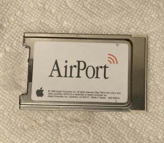 Vintage Wi - Fi 802.  11b Apple Airport Wireless Card Mac Imac Ibook Cube G3 G4 W Cd