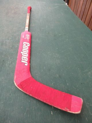 Vintage Wooden 43 " Long Hockey Stick Goalie Cooper