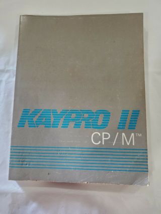 Kaypro Ii Cp/m Guide