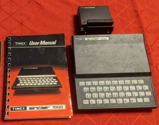 Vintage Timex Sinclair 1000 Personal Computer With 1016 16k Ram Module