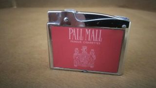Vintage Continental Cigarette Lighter Pall Mall Advertising Japan.