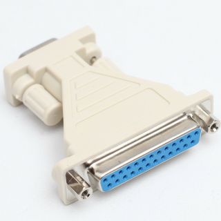 25 Pin Db - 25 Female To 9 Pin De - 9 Female Serial Interface Adapter