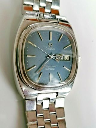 Vintage Omega Seamaster Cal.  1342 - Quartz - wristwatch men’s - 1980’s 2
