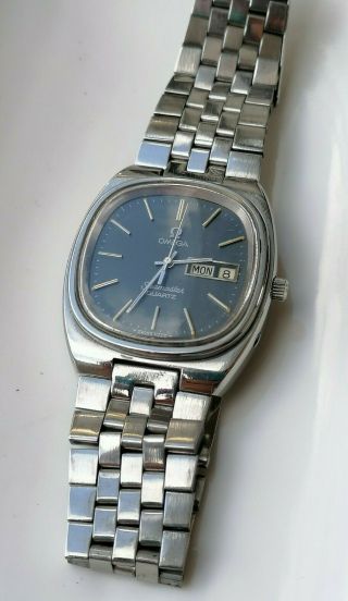 Vintage Omega Seamaster Cal.  1342 - Quartz - wristwatch men’s - 1980’s 3
