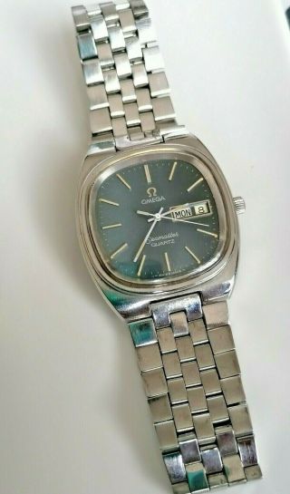 Vintage Omega Seamaster Cal.  1342 - Quartz - wristwatch men’s - 1980’s 4