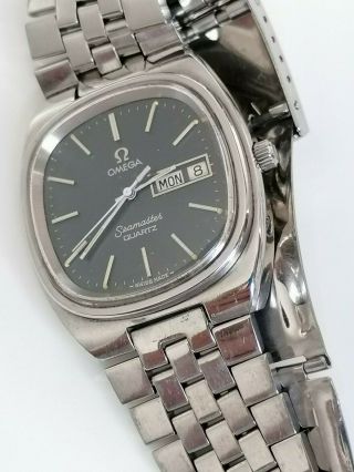 Vintage Omega Seamaster Cal.  1342 - Quartz - wristwatch men’s - 1980’s 5