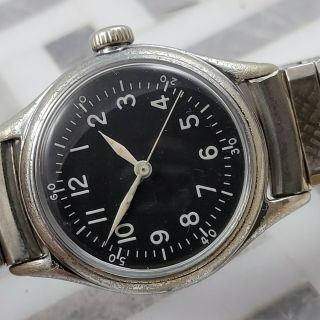 Sk3: Rare (war Is Hell) Af 1944 Bulova A - 11 Wwii Military Hack Set Watch 40mm