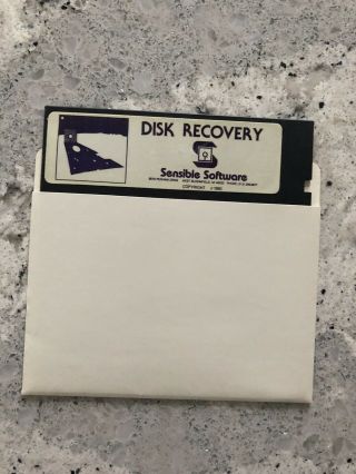 Vintage Software Disk Recovery By Sensible Software Apple Ii Series Rare