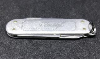 DAVIDOFF VICTORINOX STAINLESS Knife Smooth Alox Classic with sleeve 2