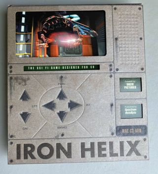 Spectrum Holobyte Iron Helix For Apple Mac Macintosh Computer Cd - Rom Game