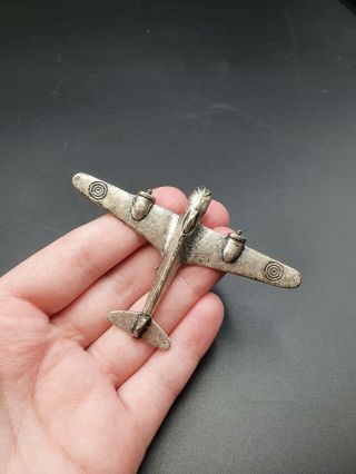 Vintage 1940s/world War Two Type/style Spitfire Plan Brooch