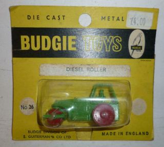 Budgie Vintage Diecast Metal No.  26 Diesel Roller,  - 1960 