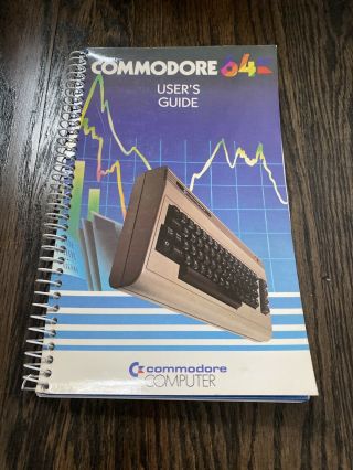Vintage 1984 Commodore 64 User’s Guide 1st Edition,  Eighth Printing 1984