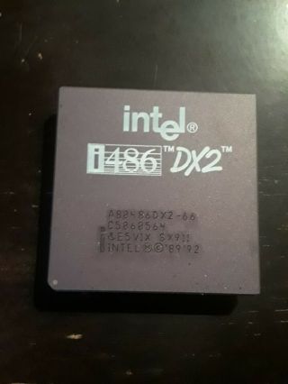 Intel A80486dx2 - 66 Sx911 I486 Dx2 Cpu