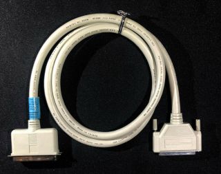 Bernoulli Scsi Cable Cn50 Centronics 50 Pin Male To Db - 37 Female For Apple Macin