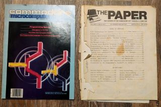Set Of 2 Vintage Commodore Pet Magazines