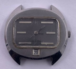 Vintage Hamilton 630 Dateline Thin - O - Matic Stainless Steel Watch