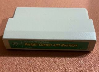Rare Weight Control & Nutrition Cartridge Texas Instruments Ti - 99/4a Computer