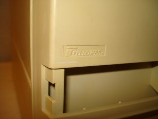 VINTAGE FELLOWES BOX 5 1/4 FLOPPY DRIVE 5.  25” DISK TRAY STORAGE MADE IN ITALY 3