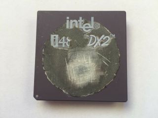 Intel A80486DX2 - 50,  486DX2 - 50,  Vintage CPU,  GOLD 2