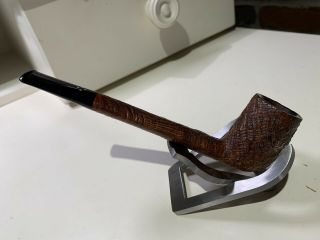 Sasieni Four Dot Pipe,  Canadian,  Small And Sleek,  Ruff Root,  Handsome Pipe