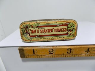 Mitchel Glasgow Tam O Shanter Finger Striker Tobacco Tin C1900s - Empty