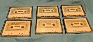 Vintage Trs - 80 Computer Software 6 Cassettes Games & Engineering Software Rare