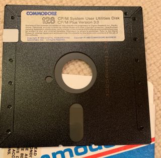 Commodore 128: CP/M Plus Version 3.  0 / System Disk And User Utilities 2