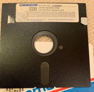 Commodore 128: CP/M Plus Version 3.  0 / System Disk And User Utilities 3