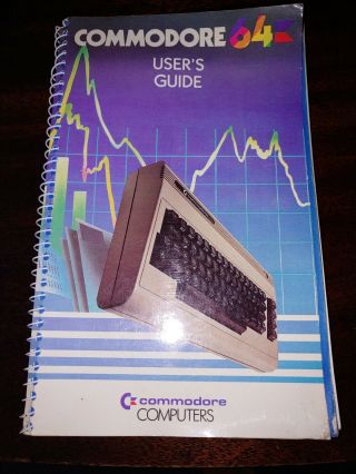Vintage 1984 Commodore 64 User’s Guide 1st Edition,  Ninth Printing 1984