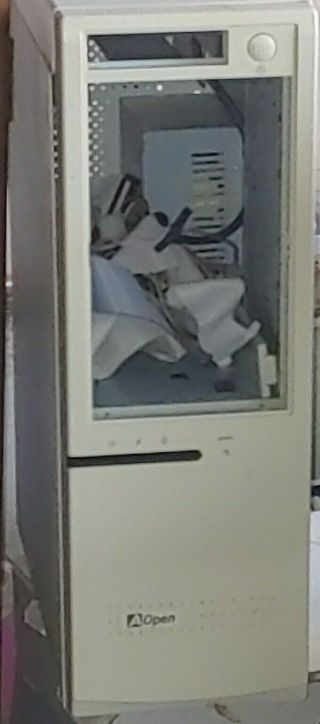 Vintage Aopen Desktop Computer Case,  Tower,