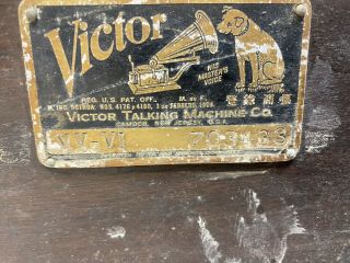 Vintage Victor Talking Machine Co Vv - Vi.  703433