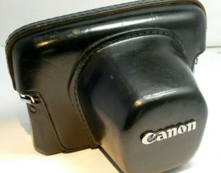 Canon Camera Ever Ready Hard Case For Ftb Xt 35mm Film Camera Vintage