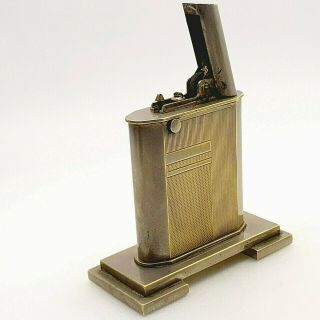 Vintage Art Deco Automata Swoop Up Table Petrol Cigarette Lighter Antique 1920 