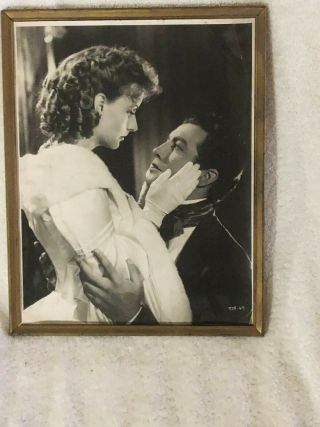 Greta Garbo,  Robert Taylor In " Camille " Vintage 1936 Photo 11 By 14 Inch