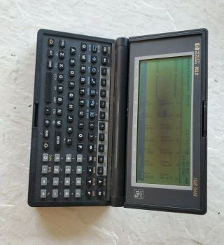Hp 95lx Palmtop Computer Lotus 123 Hewlett Packard.