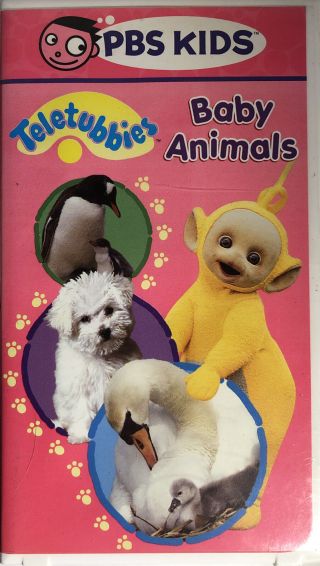 Vhs Teletubbies - Baby Animals (pbs Kids,  2000) Clamshell - - Rare Vintage - Ship24h