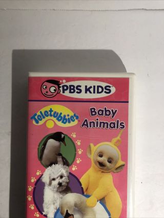 VHS Teletubbies - Baby Animals (PBS Kids,  2000) Clamshell - - RARE VINTAGE - SHIP24H 2