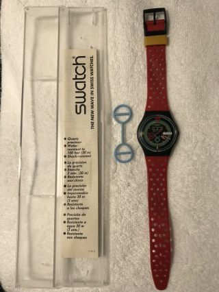 Vintage 80’s Swatch Watch Navigator GB707 (no dots variant) collectible 2