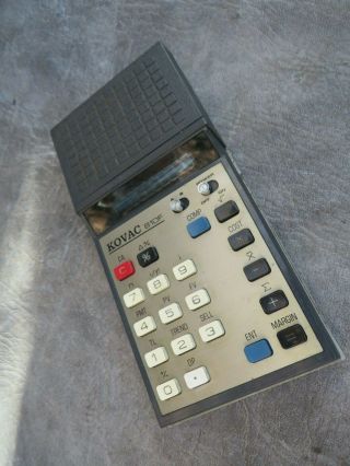 A Good Kovac 810f Vintage Calculator From 1975