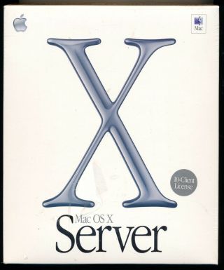 - Macos X Server Software - Boxed - 2001 - Never Opened