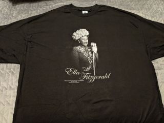 Vintage Jazz T - Shirt - Ella Fitzgerald - Gottlieb - 2006 Gear Inc Nola 3xl Nm